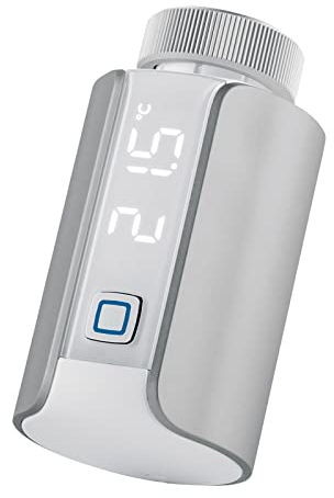 Homematic IP Smart Home 156650A0 - Termostato digitale per termosifone, controllo tramite app, Alexa, Google Assistant, facile installazione, risparmio energetico, 156650A0