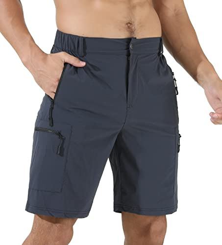 Suwangi Uomo Pantaloncini Cargo Bermuda Pantaloncini Pantaloni Corti Sportivi Casual Shorts Ciclismo Multi-Tasca