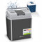 Juskys glacière électrique 24 litres 12 V / 230 V pour Voiture, Camion, Camping-Car - Mini réfrigérateur Froid et Chaud - glacière thermoélectrique - Gris