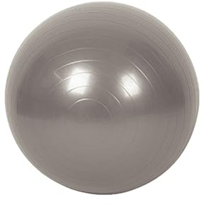 A2ZWORLD Palla Pilates Grande, Palla Fitness, Palla Da Ginastica Yoga, Colore Assortito, Diametro da 55cm o 65cm (Diametro 65cm), Assortiti,Grigio