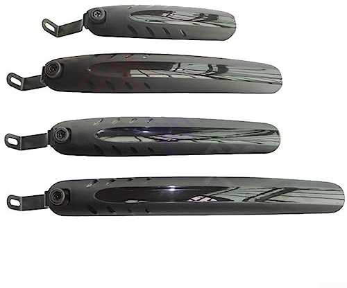 Parafango anteriore e posteriore pieghevole per mountain bike, set parafango per bici da 16 a 20 pollici