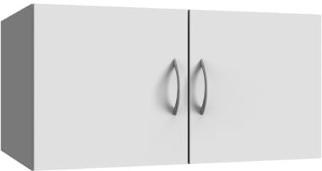 Lomadox Aufsatzschrank Stauraumschrank weiß, B/H/T ca. 70/40/40 cm