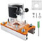 2 in 1 Fresatrice Verticale Legno Piastra di Base, Lega di Alluminio Rifilatore Piastra di Base, Cesto di Fresatura Piastra di Base per Trimmer da 65 MM, Fresatrice per Legno Piastra di Base