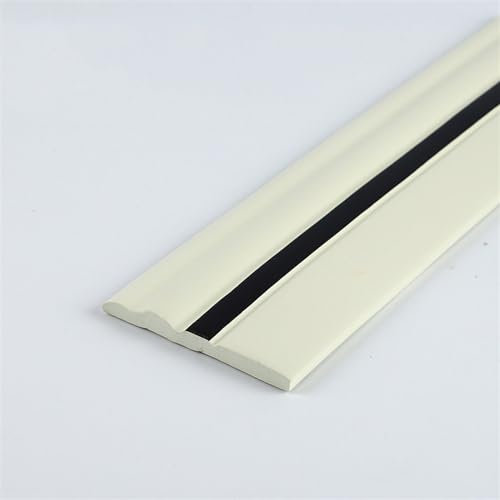 Wall Base Moulding Trim,4 Inch Self-Adhesive Vinyl Wall Base, Peel and Stick Design Vinyl Wall Base | Caulk and Trim Strips, 16.4 ft (Color : Brown-Gold)(Color:White Black)