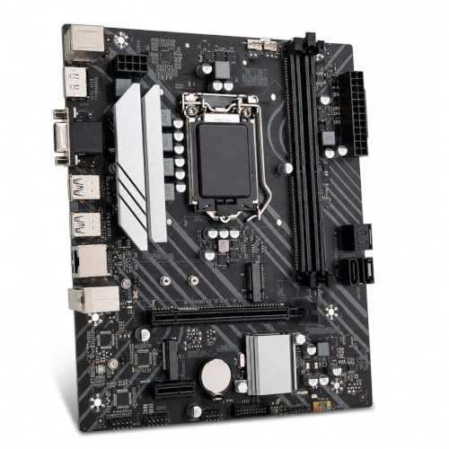 Carte Mère Gaming Plus Z490 DDR4, Emplacement M.2 1000 Mbps LAN USB 3.2 Gen1, Bureau LGA 1200