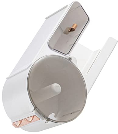 ABOOFAN Hair Dryer Holder Bathroom Organizer Over The Toilet Storage Plastic Toilet Paper Box Wall Mount Hair Dryer Rack