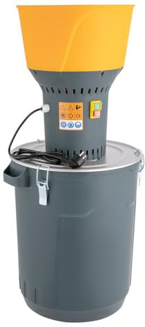 Molinillo eléctrico de cereales, 1300 W, para granos, recipiente de 60 L, 5 tamices (2 mm a 8 mm) para maíz, trigo y especias, potente, seguro y fácil de usar
