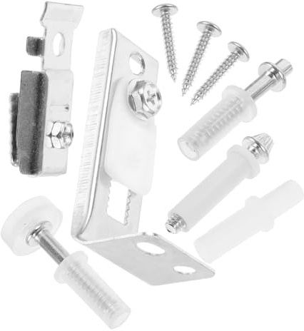 HOMOCONO Ferramenta Per Porte Pieghevoli Kit Di Riparazione Per Porte Soffietto Perni Superiori e Inferiori Guida Per Porta Battente Binario Per Porta Soffietto Strumenti Per Riparazione