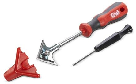 blizz-z Profi-Silikonfugenschneider (1 Stück) | Silikonentferner Werkzeug mit Softgriff - Made in Germany
