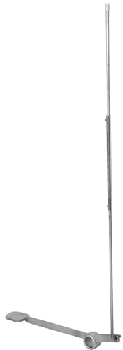 ROMISBABA Pédale en Métal pour Grosse Poubelle Extérieure – Accessoire de Remplacement pour Couvercle de Poubelle – Système D’Ouverture Pied Résistant aux Intempéries – Installation