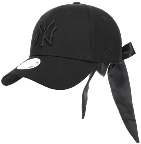 New Era MLB Bow Back Yankees Cap Basecap Baseballcap Curved Brim Damencap Damen - mit Schirm Frühling-Sommer Herbst-Winter Frühjahr Sommer Herbst Winter - One Size schwarz
