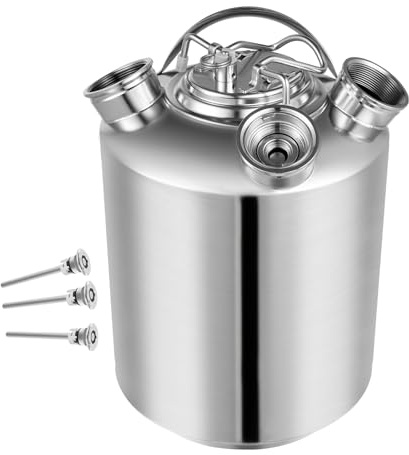 Botte per la pulizia della birra, 3 teste in acciaio inox, per la pulizia dei tubi della birra, spiedini di birra A, S, G – Impianto di spillatura e tubo della birra, contenitore di pulizia con