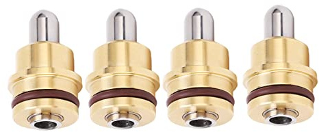 Yosoo Health Gear Proiettile di Ricambio per Maniglia Joystick da 4 Pezzi Proiettile con Asta di Spinta per Escavatore in Acciaio Legato e Ottone con Guarnizione in Gomma per Sany 75 Accessori per