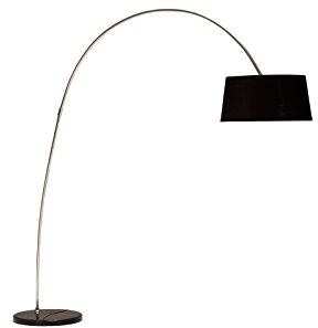 Invicta Interior 10013584 Design Stehleuchte FORMA Schwarz Gold Bogenlampe Bogenleuchte