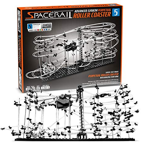 CKB LTD SpaceRail Perpetual Rollercoaster Level 5 - Kit fai da te per montagne russe in marmo