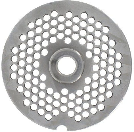 REBER PIASTRA TRAFILA PIASTRA TC. 22 D. 6 INOX ACCIAIO INOX 18/30 per tritacarne elettrico n.22 diametro fori:6 millimetri