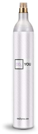 QUOOKER Compatible CO2 YOU 60 Litre Spare Gas Cylinder, CO2 Cylinder for Making Sparkling Water at Home