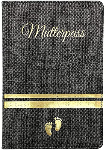 B4P - Custodia per passaporto della mamma, in finta pelle, con molte tasche per immagini a ultrasuoni, carta di vaccinazione, regalo per donne incinte
