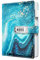 Huamxe Diary with Lock, Personal Locking Journal for Women Girls, Leather Hardcover Notebook A5 5.9 x 8.7, 200 Pages Thick Paper, Cute Refillable Journals for Writing Journaling, Ocean Blue Marble