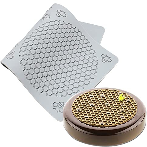 Stampo in silicone a nido d'ape a nido d'ape per torta fondente per cucina torta cupcake decorazione alveare stampi da forno in silicone stampi per cioccolato caramelle zucchero M
