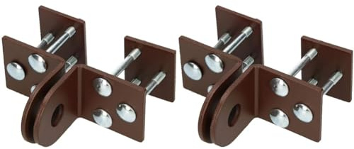 KOTARBAU® Überfalle 50 mm Kellerverschluss Sicherheitsüberfalle für Vorhängeschloss Schloss Vorrichtung Türbeschlag Türvorhängeschloss Verschrauben (Packung mit 2)