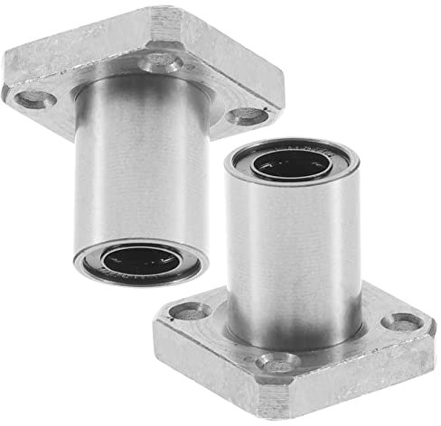 GLEAVI 2stücke Lmkuu Flansch Linear Extra Lange Mit Hoher Tragfähigkeit Geeignet Für Cnc-anwendungen Und -projekte Langlebig Und Praktisch