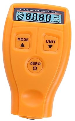 Gm200 Beschichtungsdickenmesser mit Digitalem LCD Display | Kompaktes ABS Gehäuse, für Chemie und Metallmaschinenbranche, Inkl Eisen und Nichteisenbasis