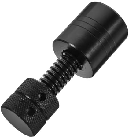 Didiseaon Adjustable Screw Jack with Secure Grip and Large Weight Capacity, Steel Material Mini Jack Tool for Manufacturing and Automotive Use, Max Height 105mm, Bearing 15t, Thread Pitch