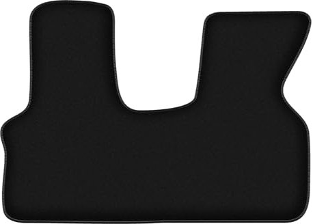 Wielganizator Velours Fußmatten passend für Volkswagen Transporter T4 (1992-2003) | Qualität: Basic - Genaue Passform, rutschfeste Untregrund 1-teilig - Schwarz