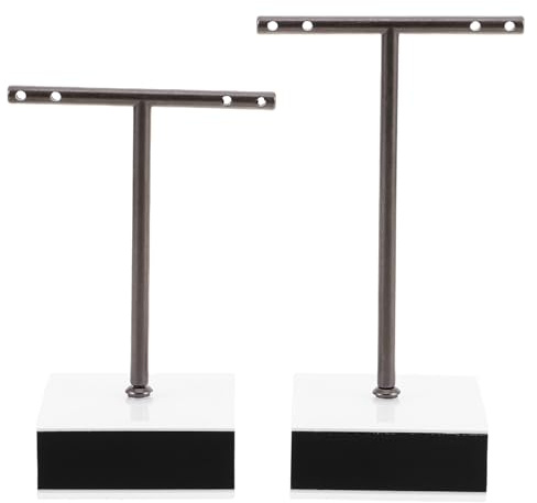 LIFKOME 2 St Örhängeshållare Örhängesställ Nyckelringsdisplayställ Resesmyckesorganisatör Smyckesorganisatör Ställ Charmorganisatör T- Örhängesdisplay Örhängesorganisatör För