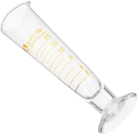 WEKADRIN Taza Medidora de Laboratorio de Vidrio Vaso Triangular Medidor para Experimentos de Laboratorio Equipo de Cristalería para Proyectos Científicos