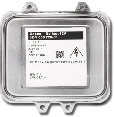 Compatible avec Opel pour Astra pour Insignia D1S Module de contrôle de Ballast au xénon H-ID Contrôleur de Phare au xénon H-ID OEM 12790592 5DV 009 720-00 Ballast de Voiture
