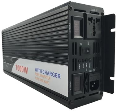 Invertitore Potenza Inverter A Onda Sinusoidale Pura 1000W Con Caricabatterie 12 V 24 V 48 V CC A CA 220 V 230 V 240 V Potenza Solare UPS Inverter(48V,240V)