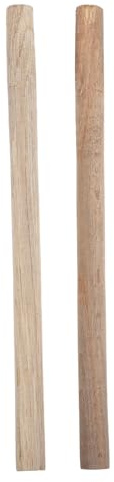 Gadpiparty Mangos de Azada de Madera Dura 50 CM para Herramientas de Jardinería Reemplazo Ergonómico para Azada Cultivadora y Pala Accesorios Resistentes para Uso Prolongado en Jardín