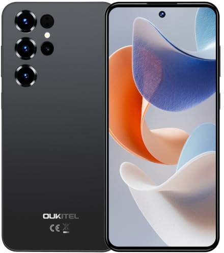 OUKITEL C68 Unlocked Android Smartphone, 16GB RAM 512GB ROM, 7.2-Inch HD+ 120Hz Screen, 6000mAh Battery, 18W Charging, 64MP Camera, Dual SIM 4G