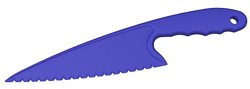 'Couteau à gâteau Bakery Couteau à gâteau Pelle à Gâteaux Anti-Adhésif Couteau pelle à tarte plastique Convient pour poêles et casseroles bleu