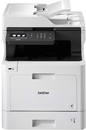 Brother DCP-L8410CDW Colour Laser Printer, Wireless, PC Connected & Network, Print, Copy, Scan & 2 Sided Printing, A4, UK Plug