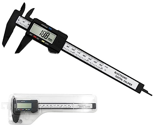 Bestgle messschieber digitale schieblehre150mm hochpräzise schieblehre elektronischer messschieber zero funktion großer lcd display leicht und tragbar caliper für außen/innen/tiefen/schrittmessung