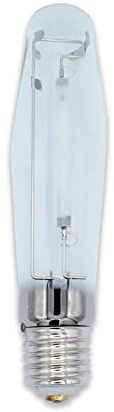 lumenivo 400 Watt HPS Bulb LU400 Clear High Pressure Sodium Vapor Lamp – 2100K Warm White – E39 Mogul Screw Base – 1 Pack
