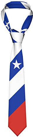 Männer Krawatten Chile-Flagge Cool, Krawatten Schmutzabweisend Tie Klassisch Krawattenschal Für Hochzeit Party Festliche