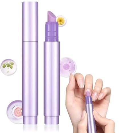 U-Shinein 3-in-1 Cuticle Oil Pen Cuticle Pusher Nail Oil Pen with Ceramic Tip, Cuticle Remover Cuticle Oil Pen for Hangnails, Dry & Damaged Nails