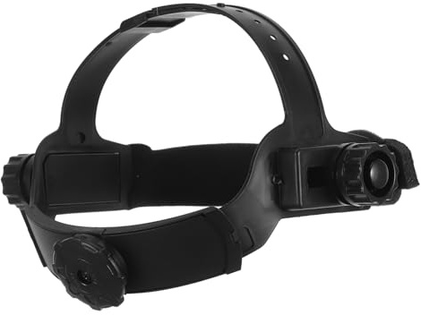 WOONEKY Casco de Soldadura Arnés Ajustable, Plástico Negro Resistente, Protección contra Chispas y Escombros para Soldadura Segura y Versátil