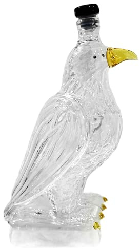 Eagle Decanter – Eagle Bottle | Animal-Shaped Whiskey Bottles | Sammlbarer Novelty Container für Beer Tasting Home Decor Hochzeit Father's Day Bachelor Event Collector