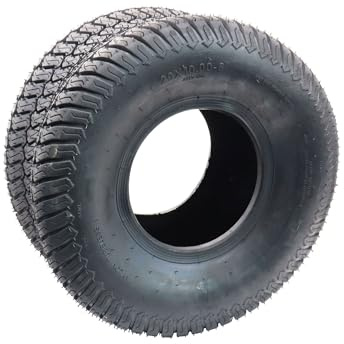 SECURA Pneus 20x10.00-8 compatible avec Partner P200107HRB 96061017802 (2010-07) Tracteur de pelouse