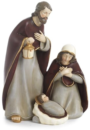 PABEN Presepe Gruppo Natività in Resina (25,7 cm)
