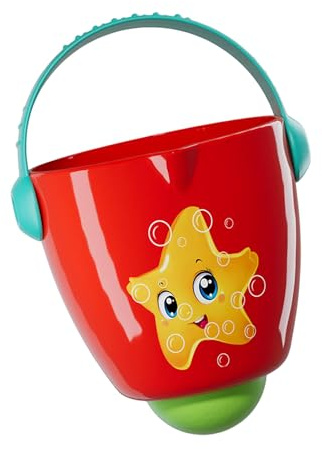 Elnwnnkc Seau d'eau De Jeu d'eau pour Tout-Petits avec Pulvérisateur Rotatif Jouet De Bain Sûr Arroseur Éducatif Précoce pour Bébés