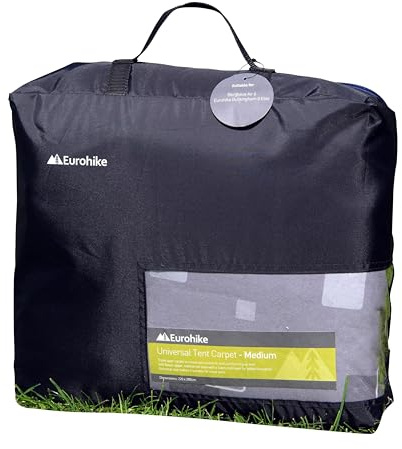 Eurohike Universal Tent Carpet, Triple Layer, Fleece Upper with Foam Mid-Section, Waterproof Base, with Carry Bag, for Camping (Medium (220 x 280cm))