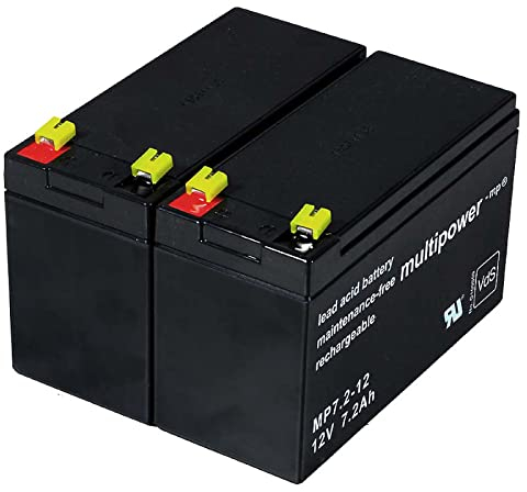akku-net Batteria ricaricabile di ricambio per USV APC Back-UPS RS 1500, 12V, Lead-Acid