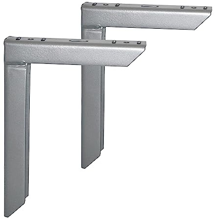 Element System Heavy Load Shelf Brackets, galvanised (Set of 2), 150 x 200 mm, Made in Germany