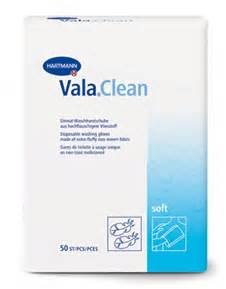 Hartmann Vala Clean Gants de Toilette à Usage Unique 50 Pièces